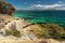 Painted Cliffs, Maria Island, Tasmania, national reservation, Australia