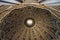 Painted cupola of St Peter Basilica in Vatican