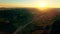 Painted desert valley sunset