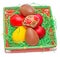 Painted Easter romanian traditional eggs