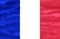 Painted flag of France