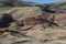 Painted Hills in the John Day Fossil Beds National Monument at Mitchell City, Wheeler County, Northeastern Oregon, USA