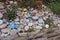 Painted pebbles at Budleigh Salterton to thank the National Health Service for their efforts during the global pandemic of 2020