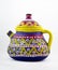 Painted Pottery Kettle