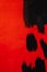 Painted red black paint wall texture background