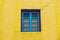 Painted shutters window