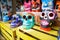 Painted Skulls on the day of the dead,mexico