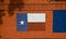 Painted Texas Flag on Brick Wall