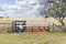 Painted Texas Flag on Cattle Gate