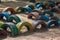 Painted tire as a sports equipment