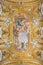 The painted vault by Pietro da Cortona, in the Church of Santa Maria in Vallicella or Chiesa Nuova, in Rome, Italy.