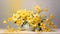 Painterly Jonquil Bouquet: An Artistic Composition with Vivid Hues of Yellow