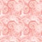 Painterly rose floral motif vector watercolor background. Seamless flower repeat pattern. Delicate hand painted feminine bloom for