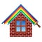Painting brick house
