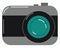 Painting of a camera vector or color illustration