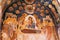 Painting depicting the Assumption of the Virgin on the wall of the Ostrog monastery. Montenegro