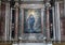 Painting depicting the sacred heart in the Chapel of the Blessed Sacrament of San Lorenzo in Lucina