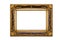 Painting frame isolated on white background