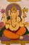 A painting of the hindu god Ganesha