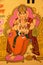 A painting of the hindu god Ganesha
