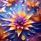 painting image of the majestic,ornate,acrylic,exploding prisms of vibrant dynamic colors of springtime.