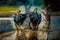 Painting of Kambala which is a rural sport as Buffalo race held in the s.outh western Indian state of karnataka.