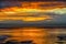 Painting like photo of sunset Sunset over Kilcunda