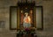 Painting of Mary nursing Jesus inside the Milan Cathedral, the cathedral church of Milan, Lombardy, Italy.