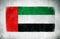 Painting Of The National Flag Of Arab Emirates