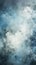 A painting of a plane flying through a cloudy sky. Generative AI image.