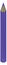 Painting of a purple-colored drawing pencil vector or color illustration