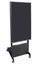 Painting stand Black easel with blank canvas