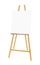 Painting stand wooden easel with blank canvas poster sign board