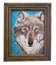 Painting of a Wolf by artist with Frame