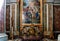 Paintings and art wall decor inside the st peter basilica in rome,