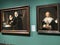 Paintings by the Dutch master Rembrandt at the Queen`s Gallery in London England