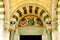 Paintings on one of the entrance to Notre-Dame de la Garde basilica, Marseille