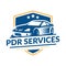 Paintless Dent Repair logo, PDR service logo, automotive company