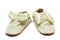 Pair baby leather slippers