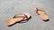 A pair of Beach Sandals