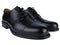 Pair of black casual man shoes