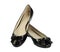 Pair of black flat shoes