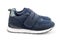 Pair of blue child suede sport shoes