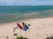 Pair of boats parked on a beach