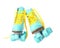 Pair of bright stylish roller skates