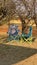 Pair of camp chairs