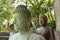 Pair of Carved Stone Buddha Statues
