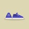 A pair of casual sport shoes icon