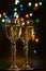 Pair of champagne flutes