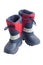 Pair of child\'s winter boots with rubber sole